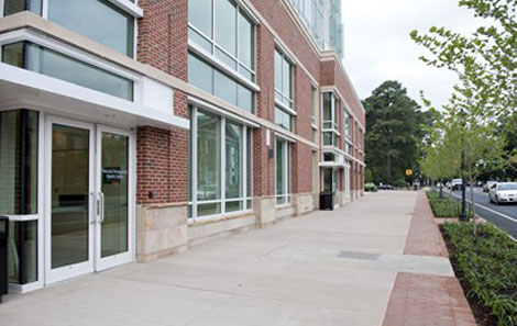 A view of the outside of UVA's Teen and Young Adult Health Center.