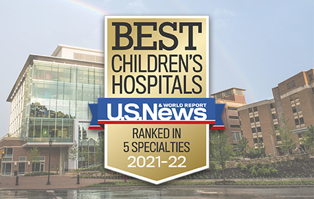 U.S. News & World Report Best Children's Hospital badge